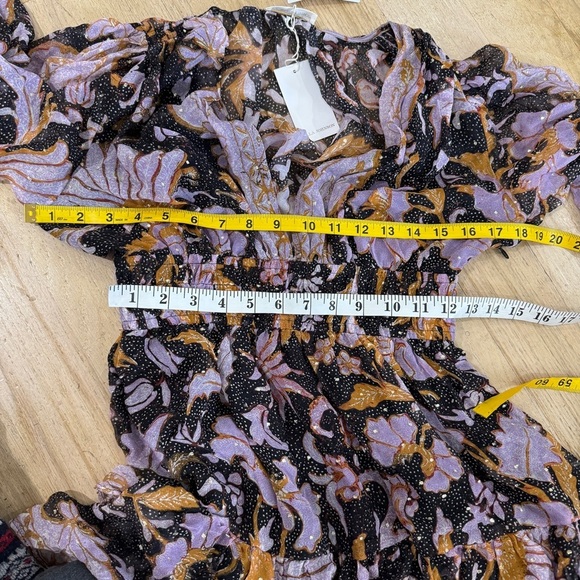 Ulla Johnson silk floral mini dress NWT - Picture 9 of 10